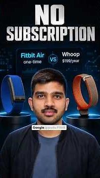 Fitbit WHOOP AI health coach: $99 Fitbit Air