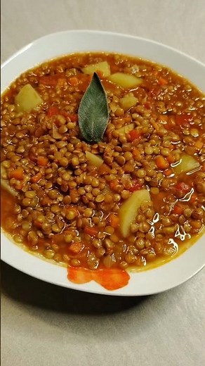 Zuppa di Lenticchie #ricette #cucinafacile #perte