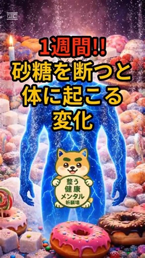 【変化】砂糖を断つとどうなるのか？