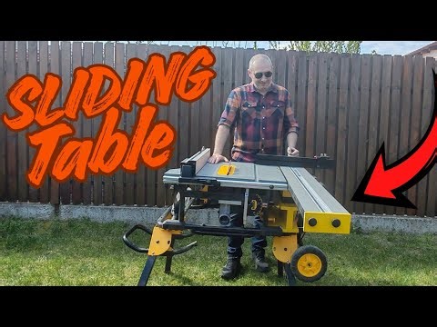 DeWalt 7492 Sliding Table Attachment - Full Build Video