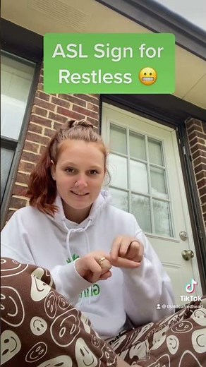 Learn How To Sign Restless in ASL for Beginners | American Sign Language #shorts