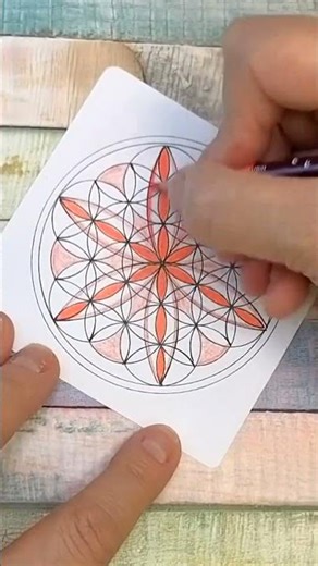 Watch This Pattern Grow #shorts #drawing #art