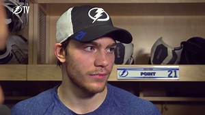 13K views · 699 reactions | Point on his season: "I thought I learned a lot. I'm a better player now than I was at the start of the year, for sure." | Tampa Bay Lightning | Facebook