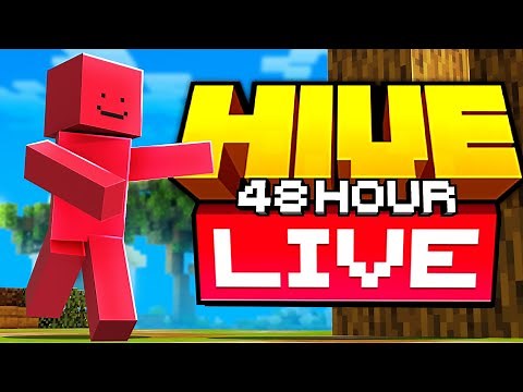 🔴 HIVE LIVE FOR 48 HOURS! | 💎 MINECRAFT WITH YOU ⛏️