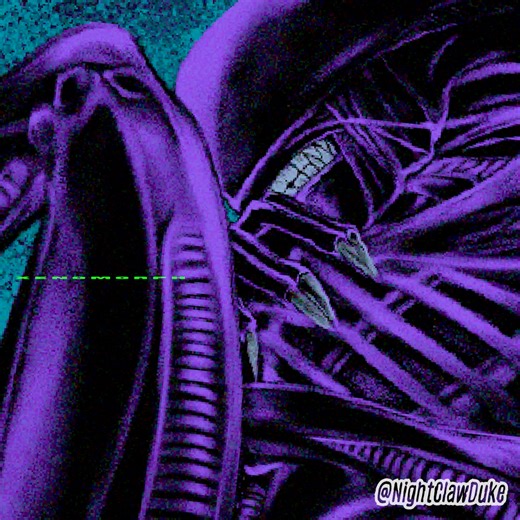 Xenomorph drawing inspired by a Klimt painting, Danae. --- #alien #xenomorph #fanart #artistsoftiktok #horror