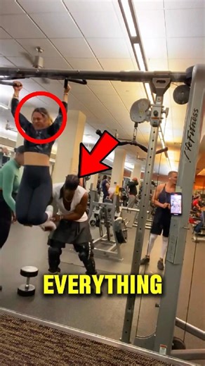 Trainer Notices Something STRANGE in the Gym 😳👀#shorts