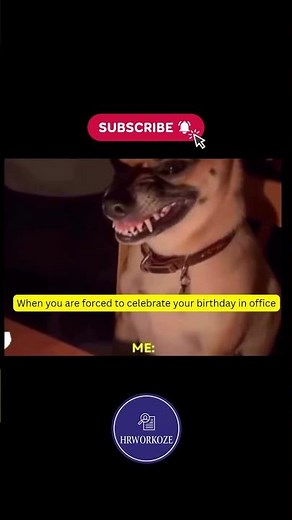 When You’re Forced to Celebrate Your Birthday in Office 😂🎂 | Office Meme | HRworkoze
