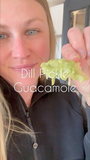 Ashlee Keene | DIY & Design on Instagram: "👏🏻👏🏻 HOW is this so good?! And why didn’t I make this sooner?! Pickle guacamole is a game changer and it’s just a hint of dill pickle! I cannot wait to hear what you think of this one! . . Ingredients 3 avocados, pitted and mashed 1/2 jalapeno, diced 2 tbsp. pickle juice 1/2 c. diced pickles, plus more for garnish 1/4 red onion, finely chopped 1 tbsp. chopped cilantro, plus more for garnish Corn chips, for serving . Combine all ingredients minus the