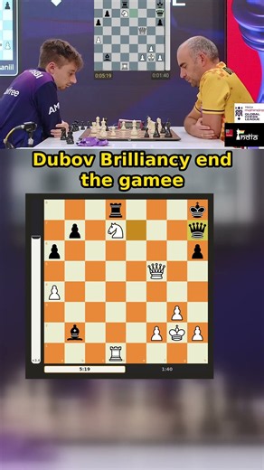 The Man Who Sacrificed Rook After Rook | Dubov vs Dominguez