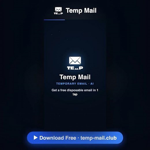 Free Disposable Email in 1 Tap — Temp Mail | No Signup, No Spam