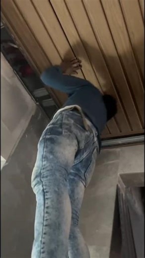 Soffit Panel Installation । How to Install PVC Panel । Soffit Ceiling #shorts #pvcpanels #pvcceiling