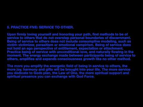 7 Practices On The Law of One