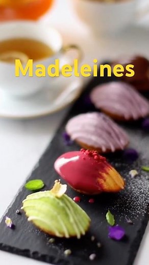 Colorful Madeleine Cookies