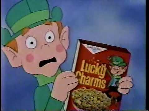 Lucky Charms commercials with new "Whale Marshmallows" - 1987