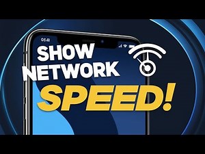 📶 How to Enable Show Network Speed Icon on Android (Live Speed Meter!) 🚀