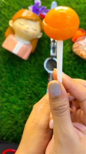 Ultimate Orange Lollipop Smash | Candy ASMR 🎧