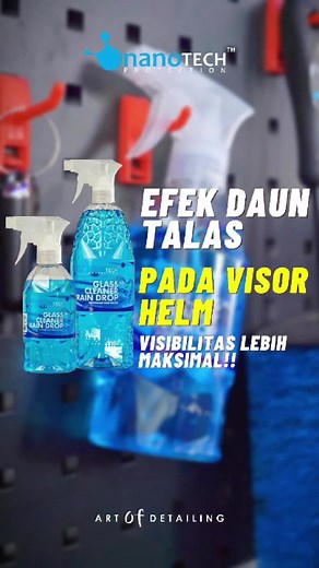 GLASS CLEANER RAIN DROP untuk Visor Helm