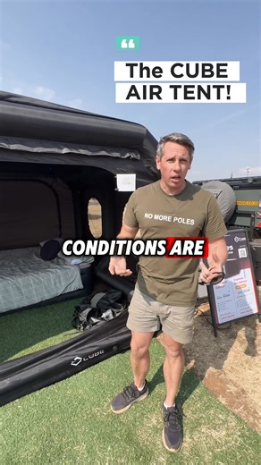 The most versatile inflatable tent you will ever see! This tent is a camping game-changer. Our stock is landing soon, so make sure to pre-order to avoid missing out! Pre-Order your Cube here 👉🏽 https://alphago.co.za/the-cube/ | Alphago Off-Road Camper / Trailers