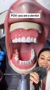 Every dentist's fantasy... #dentist #bigmouth #teeth | JoycetheDentist