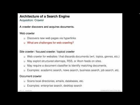 Information Retrieval » Introduction » Architecture of a Search Engine
