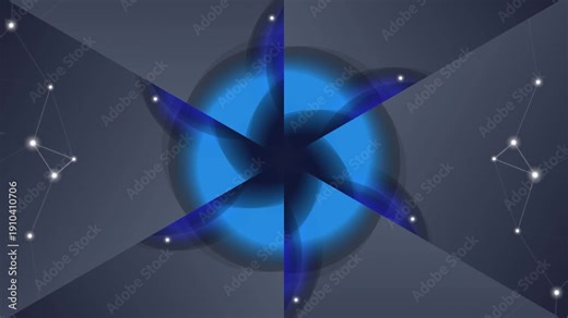 Cosmic energy vortex with star constellations, representing universal connection and celestial patterns