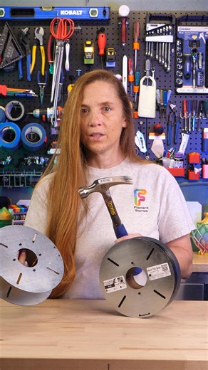 You can 3D print with Metal… Spools!! Links at www.filamentstories.com/linktree Polar Filament’s April Fools joke is now on sale as a collectible! Only while supplies last! – #3dprinting #3dprinter #3dprint #filament #polarfilament Music from www.epidemicsound.com | Filament Stories