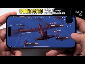 iPhone 15 Pro PUBG Mobile Gaming test | Apple A17 Pro, 120Hz Display