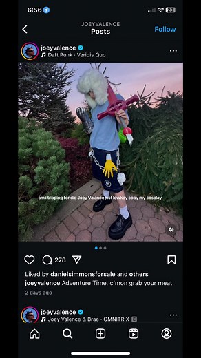 Unique Adventure Time Cosplay with DIY Chain Belt and Litch's Hand | Joey Valence Copy?