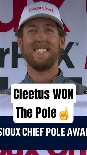 Cleetus FLEW like an 🦅 to win the pole