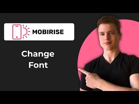 How To Change Font In Mobirise (Full Guide)