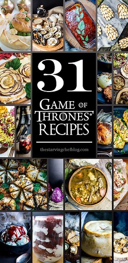 31 Game of Thrones Recipes - MAESTER LIST