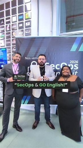 SecOps Summit on Instagram: "A sua autoridade técnica merece falar para o mundo. 🌎🛡️ No mercado de tecnologia, as melhores oportunidades não batem à porta apenas em português. É por isso que o SecOps Summit 2026 deu um passo decisivo: fechamos uma parceria estratégica com a GO English para garantir que você e sua equipe estejam prontos para as trilhas internacionais do nosso evento. Com 4 palcos e mais de 180 palestras, teremos conteúdos globais que exigem fluência e compreensão em tempo real.
