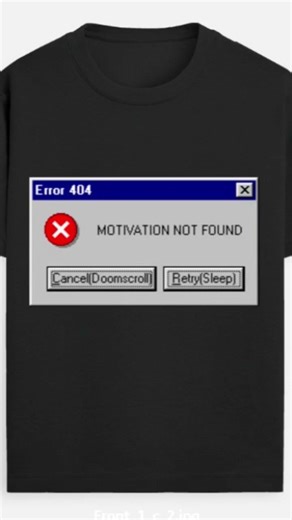 Your mind may not have a proper option at all times. Let your t-shirt decide. comment for orders 🔥🔥.