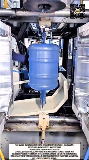 How 5-Gallon Water Bottles Are Made | Industrial Blow Molding Machine