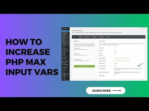 How to increase the PHP Max Input Vars | WordPress Troubleshooting Guide | Change PHP Input Variable