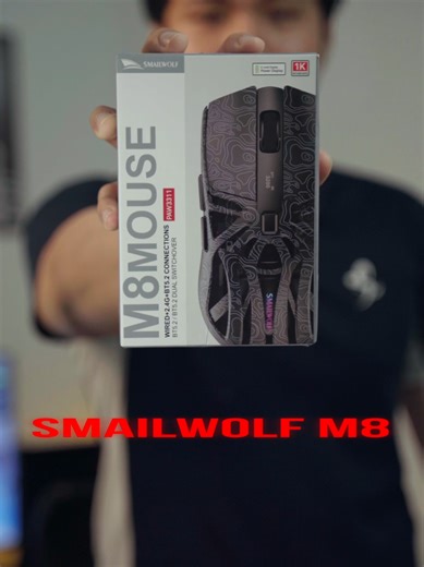 SmailWolf M8 | @icongaming.tech7 #mouse #unboxing #review #husetup #fyp