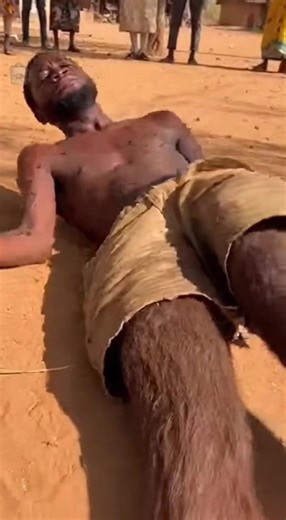 Half Goat Fully Cursed 🐐👺#cursed #goatlegs #africanfolklore #goatman #halfmanhalfgoat