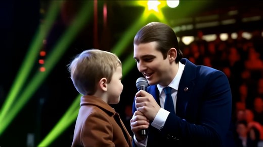 Elon Musk's son X and Barron Trump singing live 'I Like My Suitcase' on America's Got Talent | The World Changer