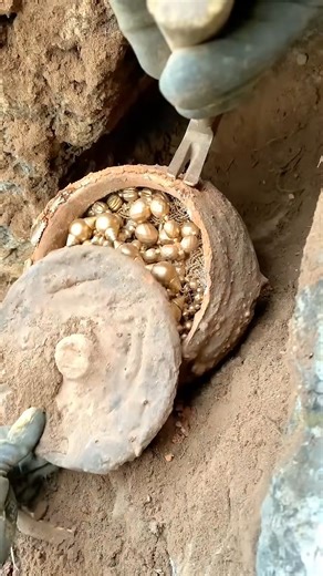 283K views · 4.9K reactions | uncovering buried treasure #treasurediscoveries #satisfying #treasuresearch #history #metaldetector #fbreels #reelsviralfb #reelsfypシ #reelschallenge #treasurehunter #archeology #metaldetector #histor #goldjewelry | Discover Gold | Facebook