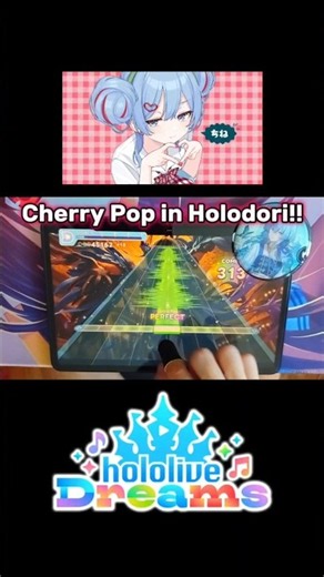 CHERRY POP #hololive#holodori#rhythmgame#hololivedreams