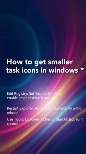Windows 11 Small Taskbar: 3 Easy Methods #windows11 #windows #windowsTaskbar