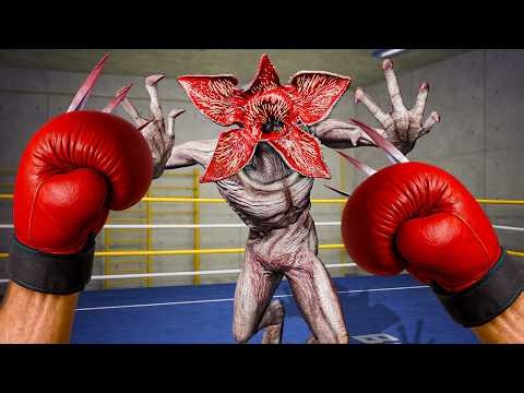 VR Boxing But I KILLED A Demogorgon...
