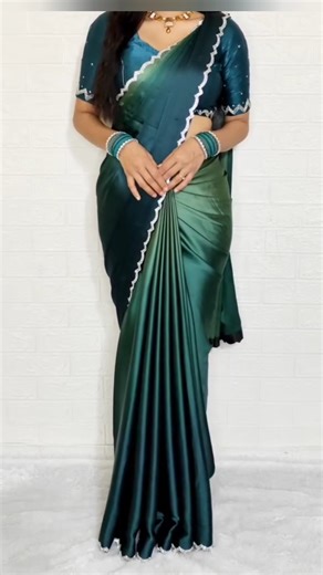 पिन लावल्यानंतर साडी फाटते त्यापेक्षा ही पद्धत वापरून बघा #saree #fashion #onlineshopping #viral