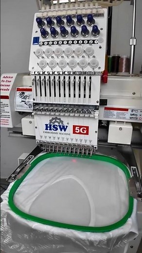From plain fabric to perfect embroidery | HSW Embroidery Machine