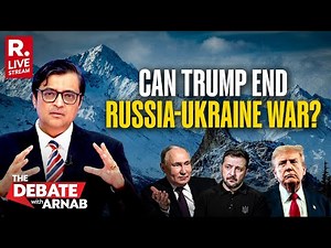 Debate With Arnab LIVE: Putin-Trump Meet In Alaska Amid Pro-Ukrainian Protest | Alaska Summit 2025
