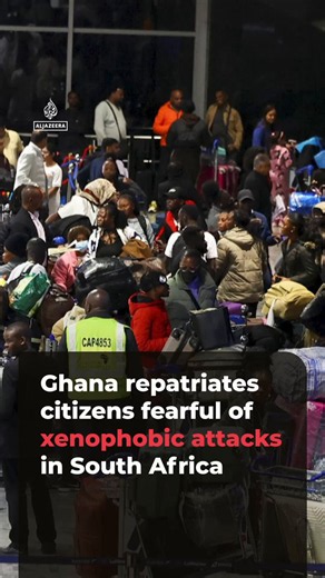 Hundreds of Ghana nationals have been flown out of South Africa on a voluntary repatriation flight. Non-South Africans have grown fearful of xenophobic attacks amid rising anti-immigrant sentiment.