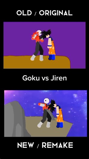 Stickman Goku vs Jiren Fight Animation Remake