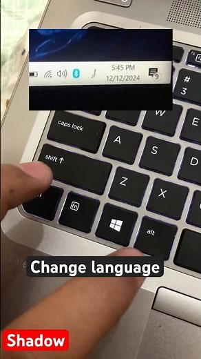 keyboard language change shortcut #asmr #keyboard