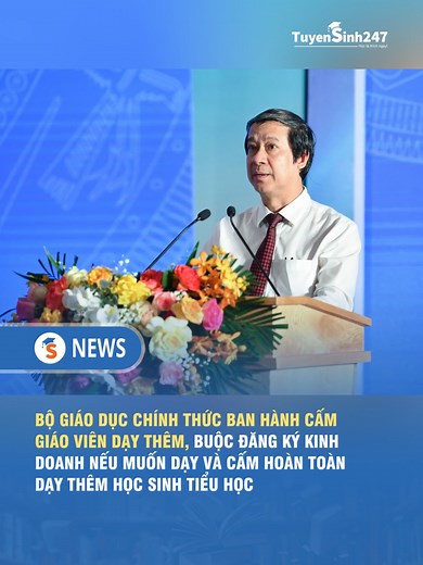 Bộ giáo dục ban hành thông tư về dạy thêm, học thêm, mọi người nghĩ sao? #xuhuongtiktok #learnontiktok #news #tuyensinh247 #xuhuong #fyp #xanhla☘️ #trending #hocsinh #trending