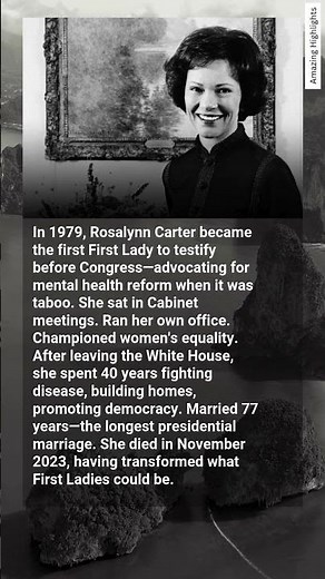 She testified before Congress—something no First Lady had ever dared.